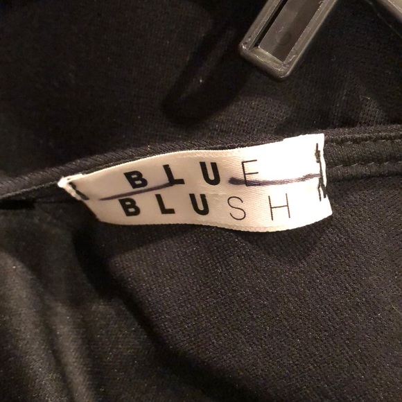 Black mini dress with jeweled shoulders - Picture 5 of 6